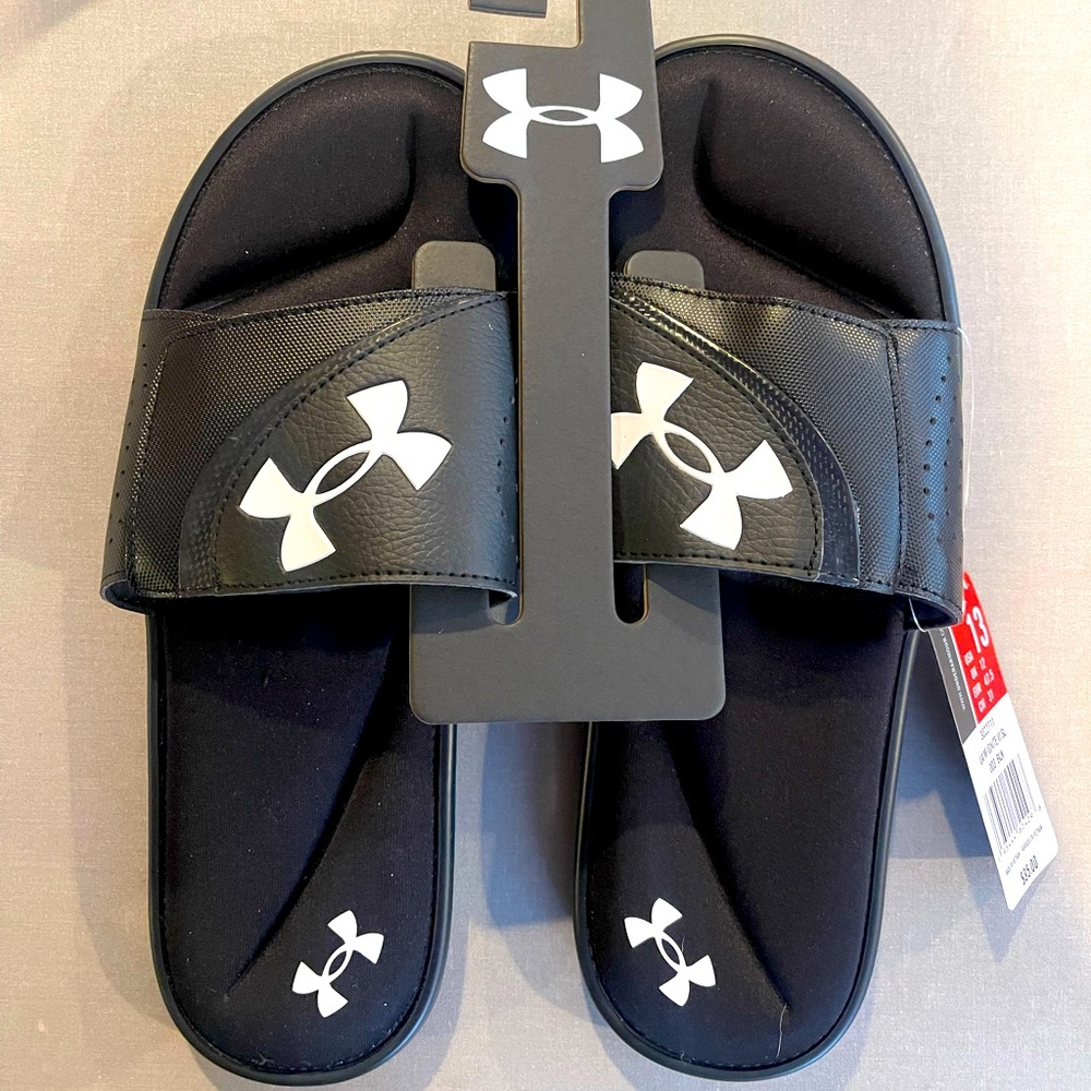 New Mens Under Armour Sandals - Size 13